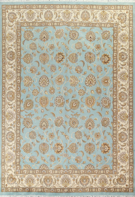 Vegetable Dye Tabriz Wool/ Silk Area Rug 8x10