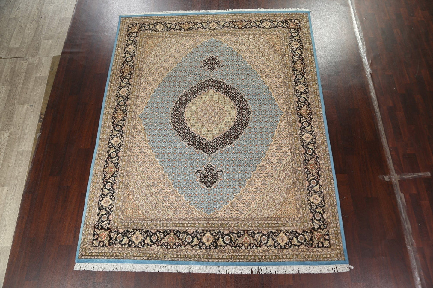 Vegetable Dye Tabriz Mahi Persian Area Rug 8x10