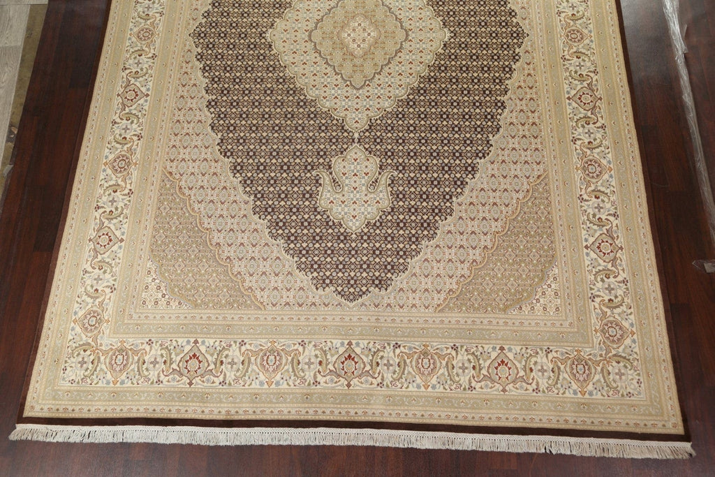 Vegetable Dye Tabriz Mahi Persian Area Rug 10x14