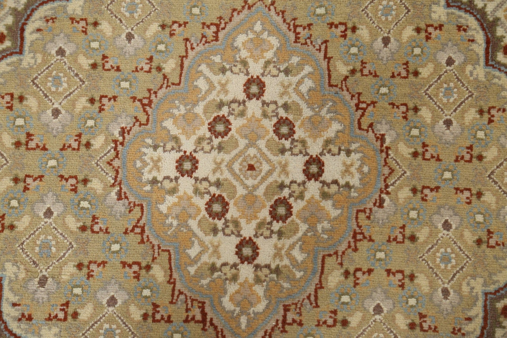 Vegetable Dye Tabriz Mahi Persian Area Rug 10x14