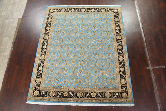 Vegetable Dye Aubusson Hand-Knotted Area Rug 8x10