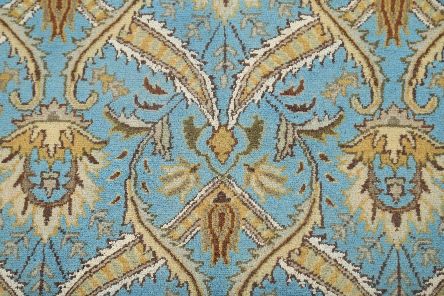 Vegetable Dye Aubusson Hand-Knotted Area Rug 8x10