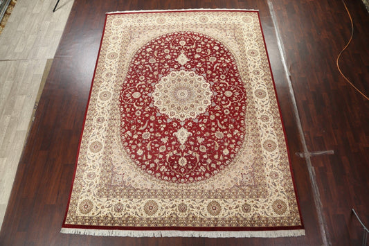 Vegetable Dye Tabriz Wool Area Rug 9x12