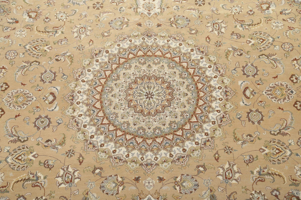 Vegetable Dye Tabriz Hand-Knotted Area Rug 10x13