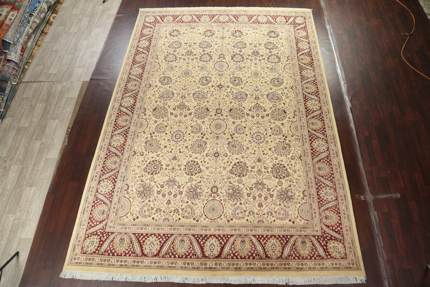 Vegetable Dye Tabriz Handmade Area Rug 10x14