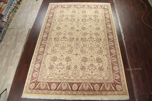 Vegetable Dye Tabriz Handmade Area Rug 10x14