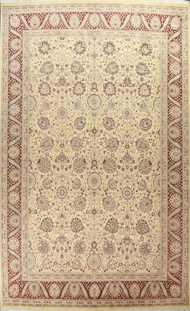 Vegetable Dye Tabriz Handmade Area Rug 10x14