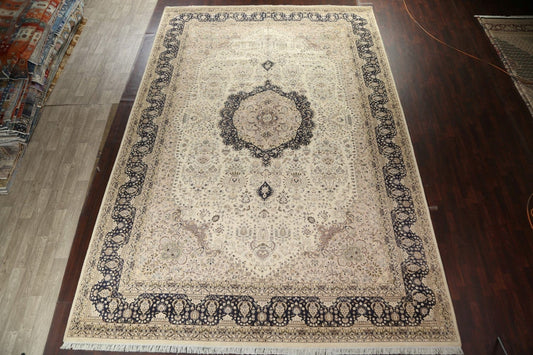 Vegetable Dye Large Tabriz Handmade Rug 12x18