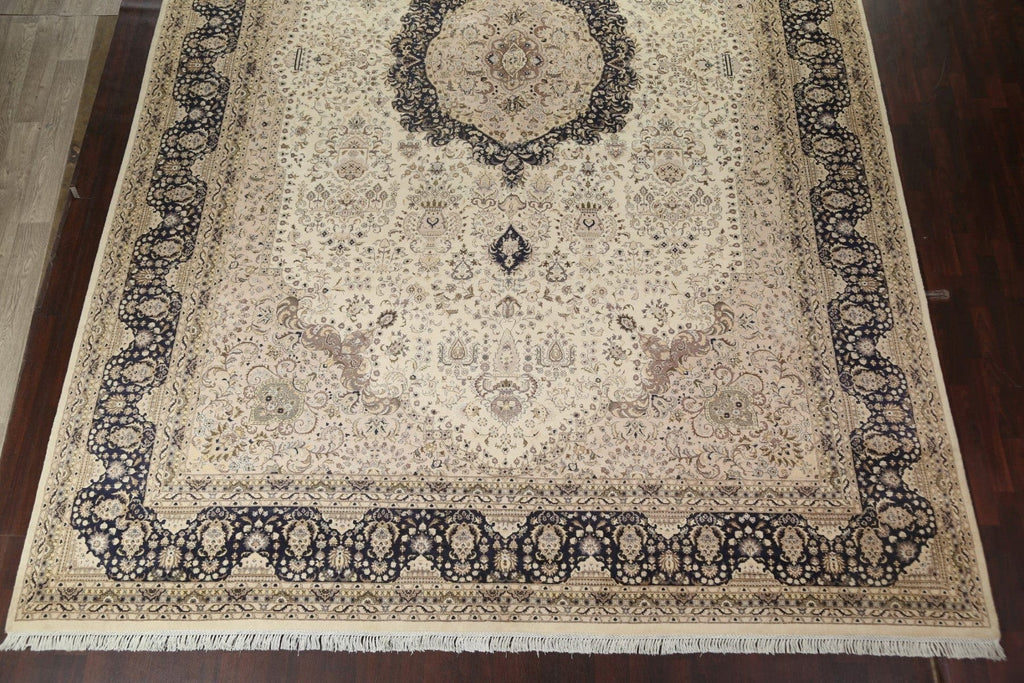 Vegetable Dye Large Tabriz Handmade Rug 12x18