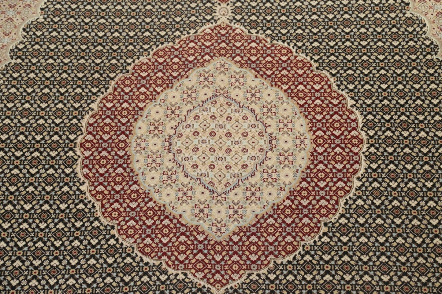 Vegetable Dye Tabriz Mahi Persian Area Rug 10x14