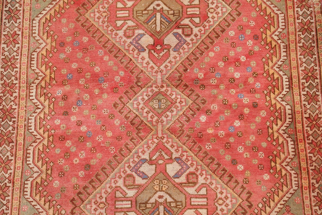 Antique Bakhtiari Persian Area Rug 4x7