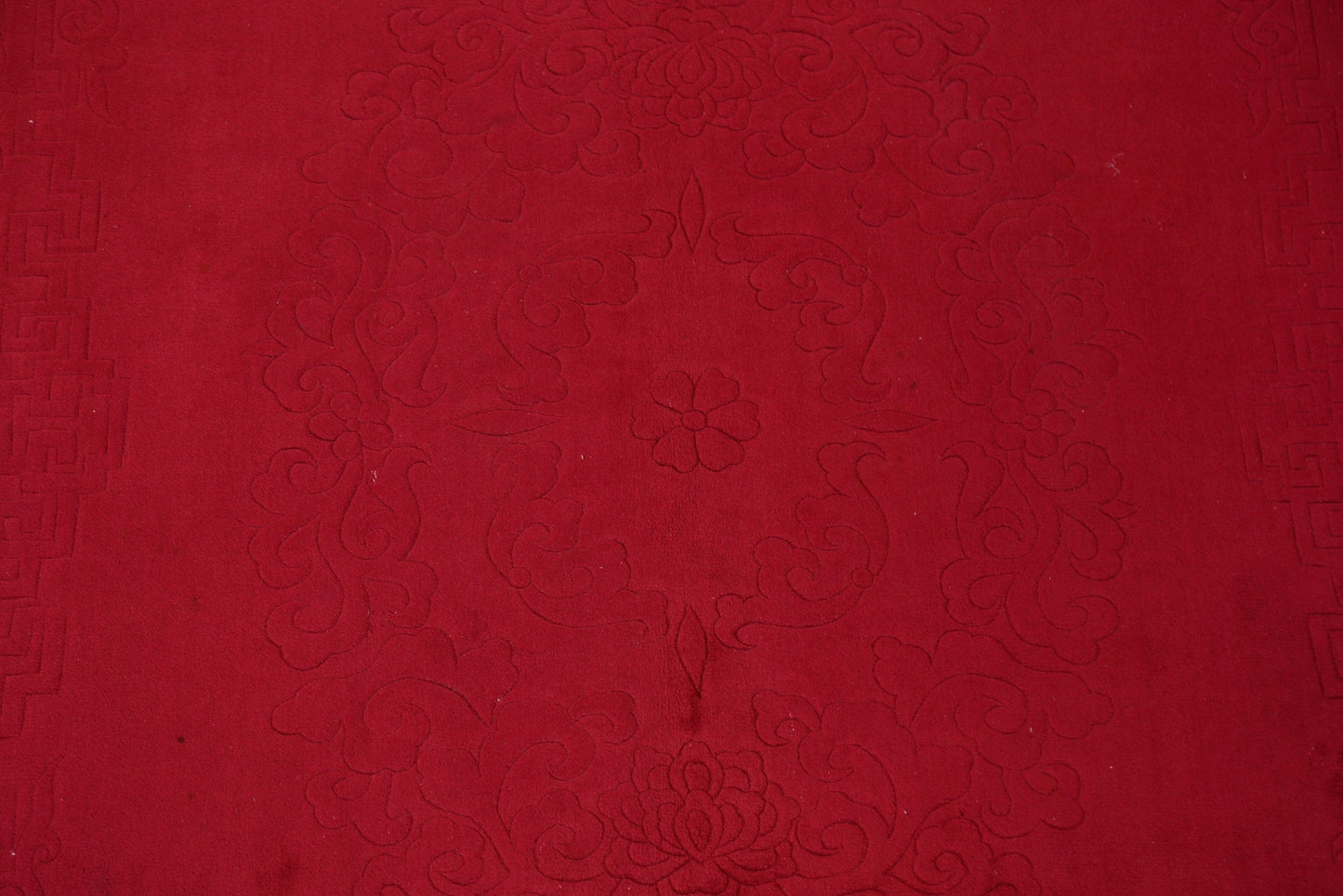 Red Peking Wool Area Rug 7x10