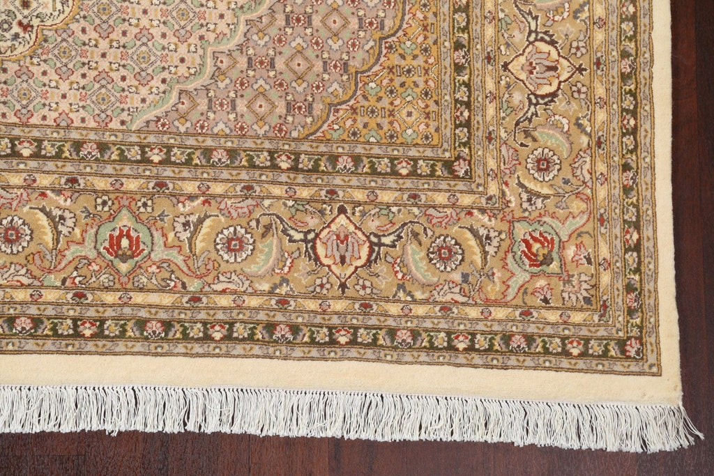 Vegetable Dye Tabriz Mahi Persian Area Rug 8x10