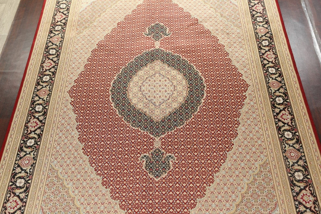 Vegetable Dye Tabriz Mahi Persian Area Rug 10x14