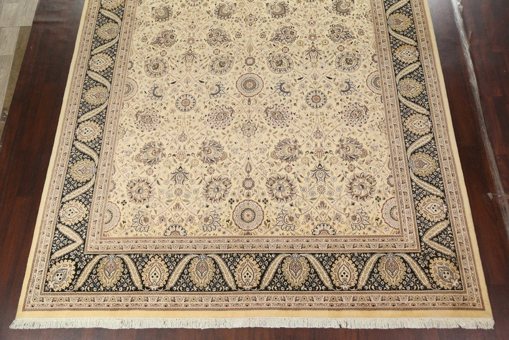 Vegetable Dye Tabriz Handmade Area Rug 10x14