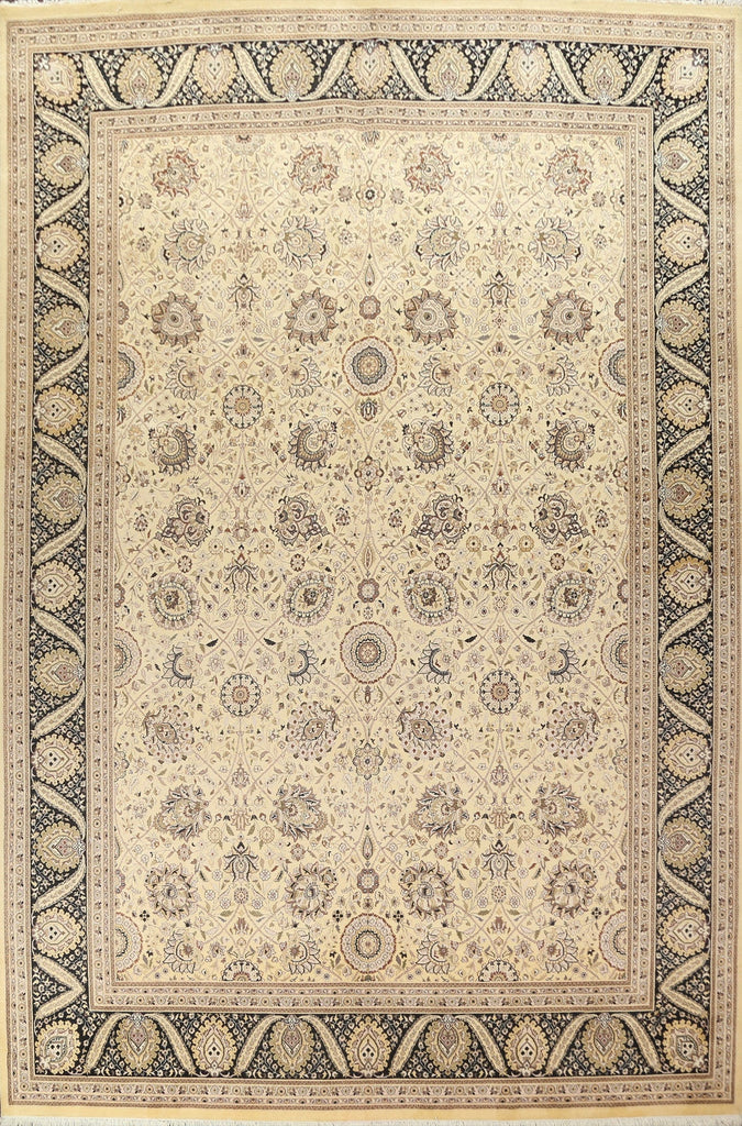 Vegetable Dye Tabriz Handmade Area Rug 10x14