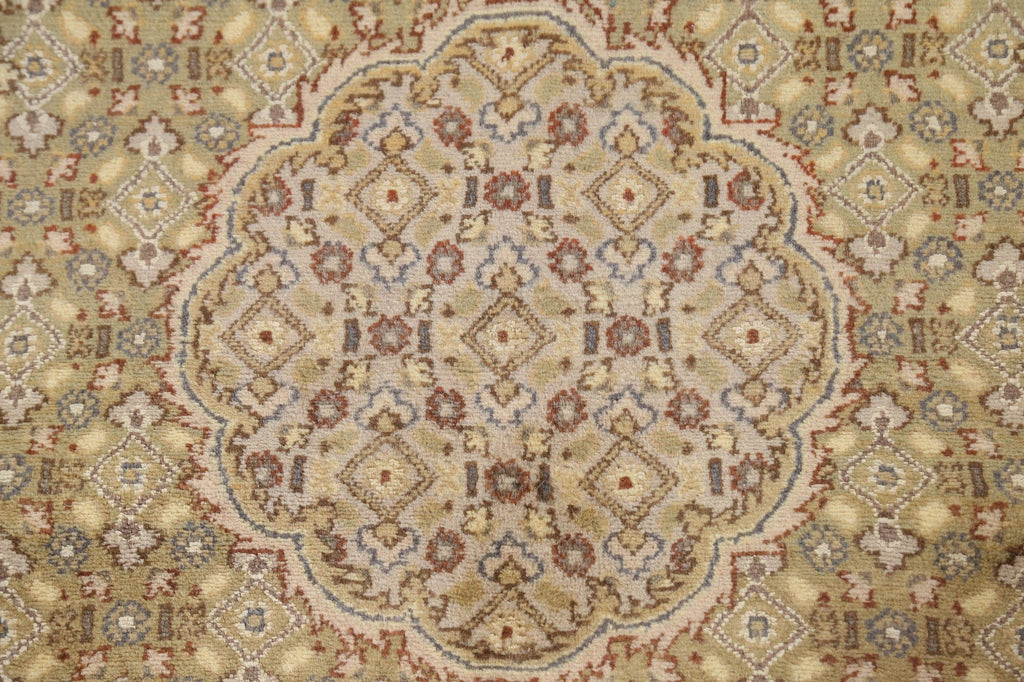 Vegetable Dye Tabriz Mahi Persian Rug 10x10 Round