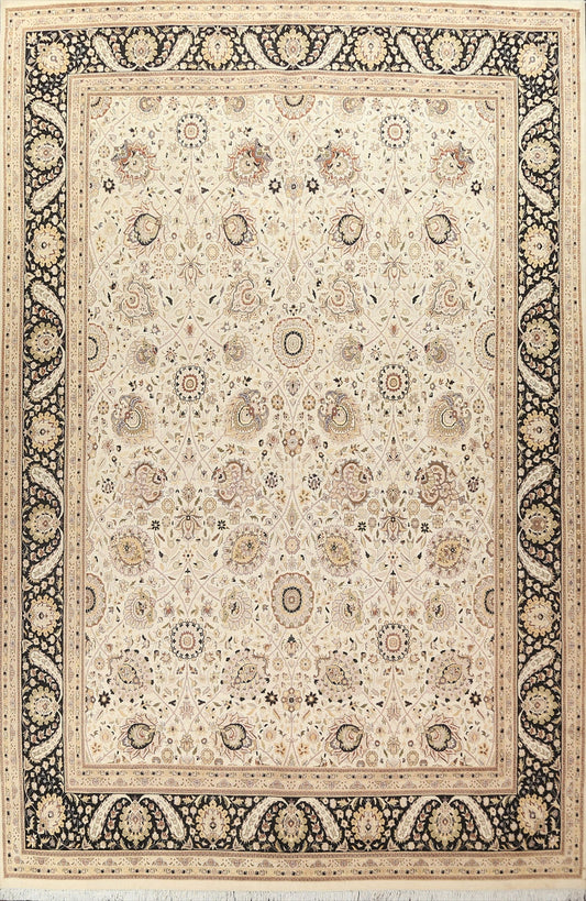 Vegetable Dye Tabriz Handmade Area Rug 10x14