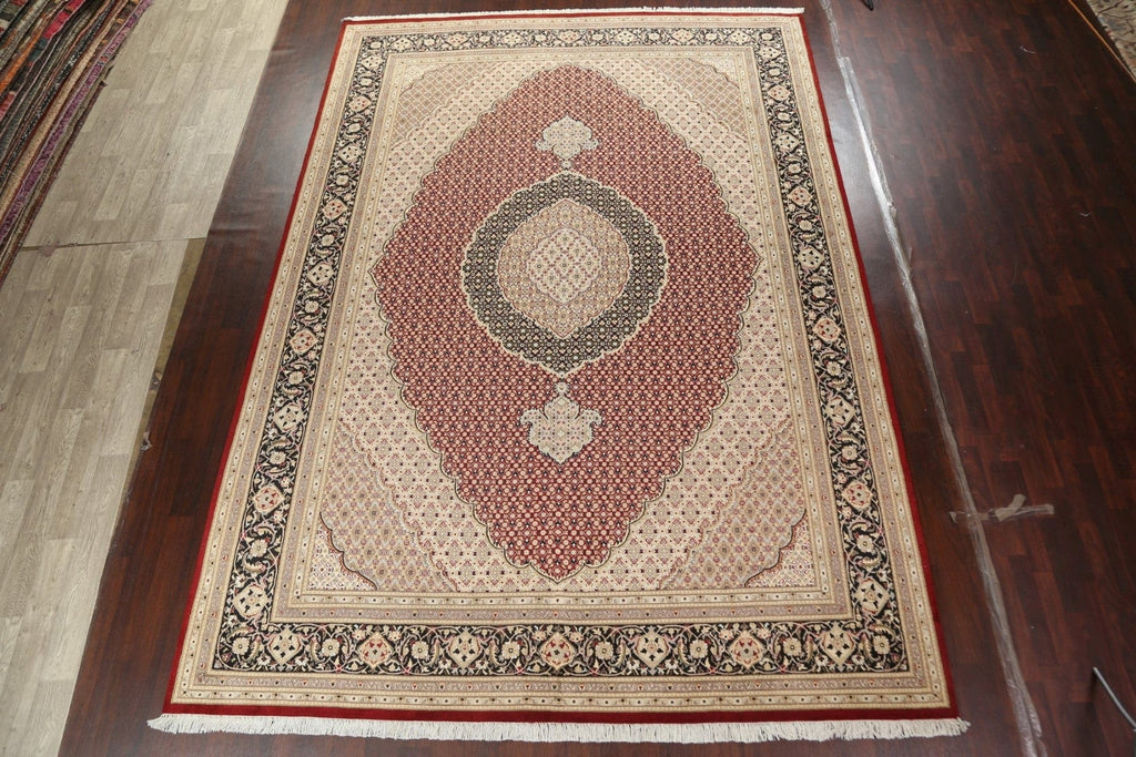 Vegetable Dye Tabriz Mahi Persian Area Rug 10x14