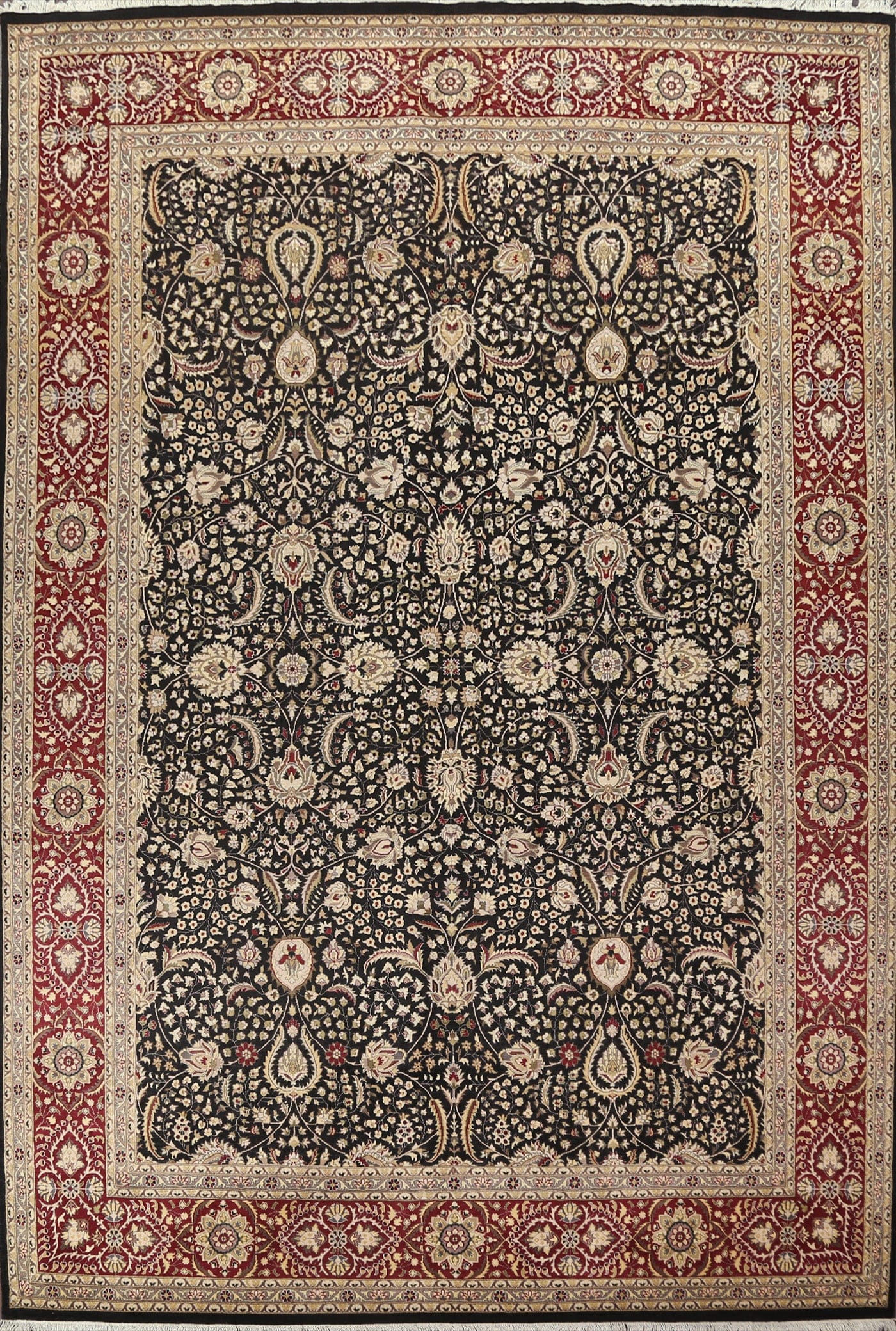 Vegetable Dye Tabriz Handmade Area Rug 9x13