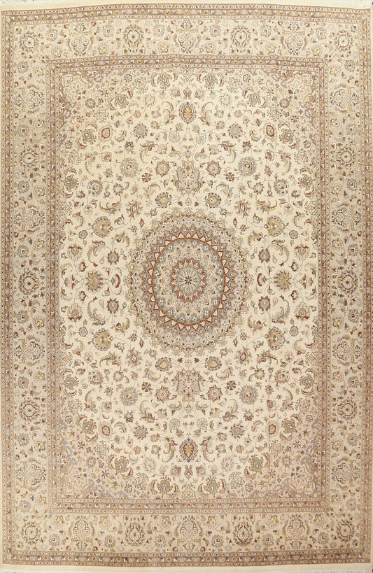 Vegetable Dye Tabriz Handmade Area Rug 10x14