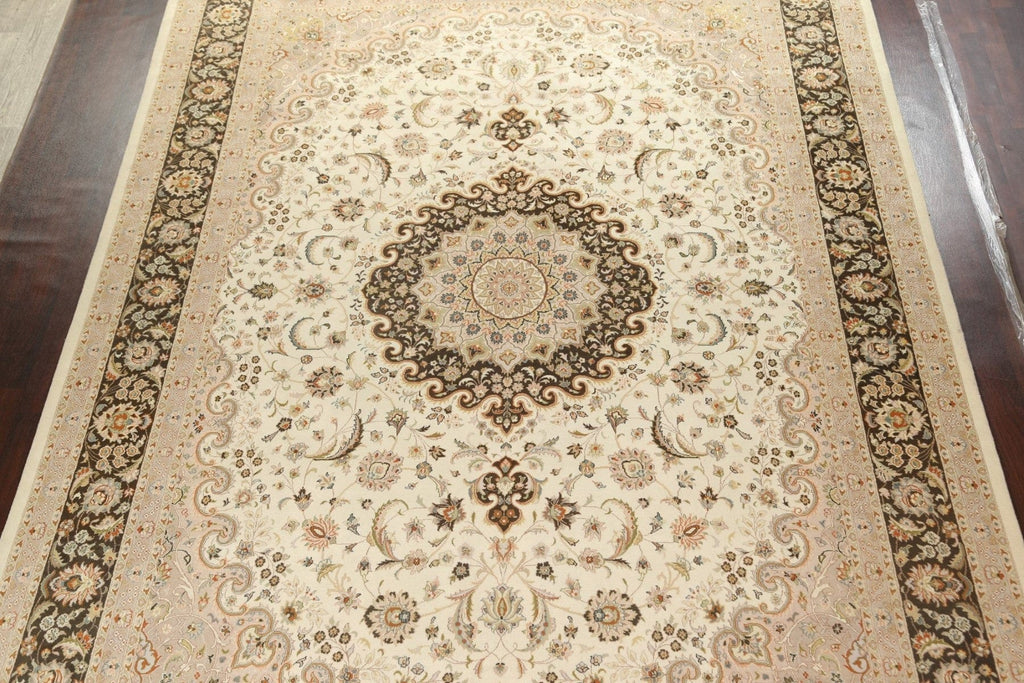 Vegetable Dye Tabriz Oriental Area Rug 10x14