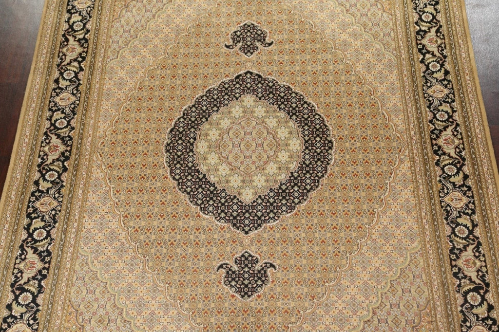 Vegetable Dye Tabriz Mahi Persian Area Rug 8x11