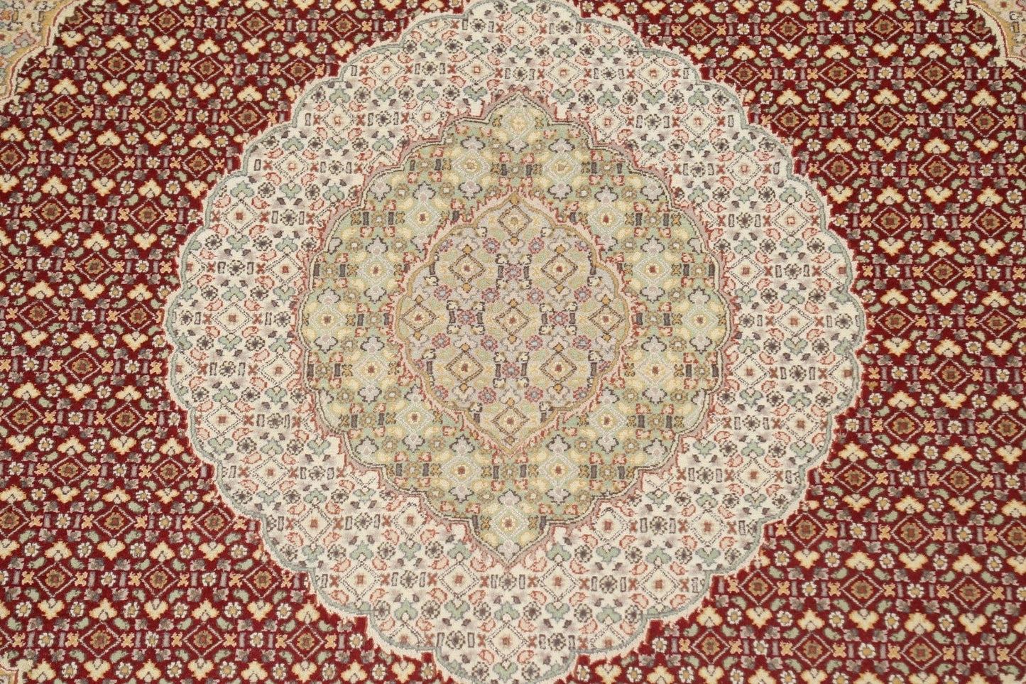 Vegetable Dye Tabriz Mahi Persian Area Rug 8x10