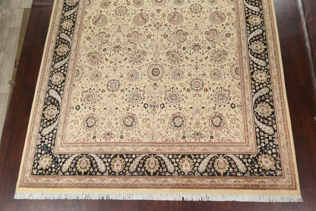 Vegetable Dye Tabriz Handmade Area Rug 10x14