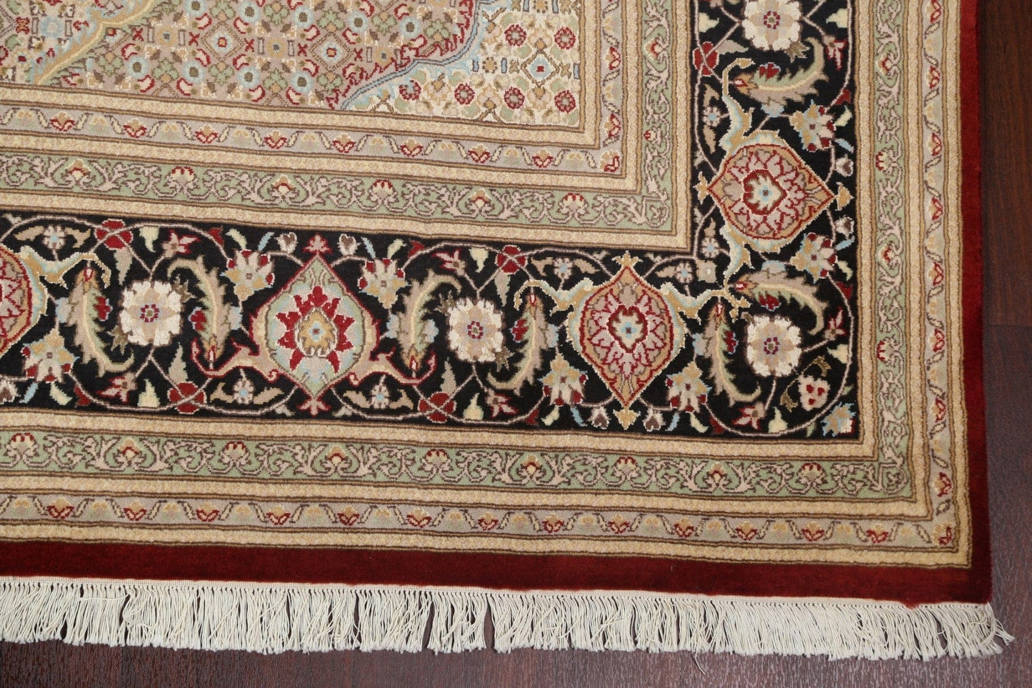 Vegetable Dye Tabriz Mahi Persian Area Rug 10x14