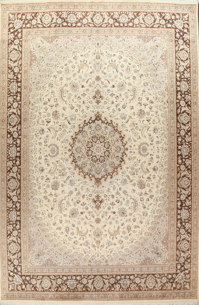 Vegetable Dye Tabriz Handmade Area Rug 10x14