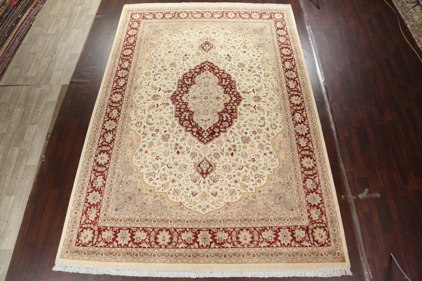 Vegetable Dye Tabriz Handmade Area Rug 10x14