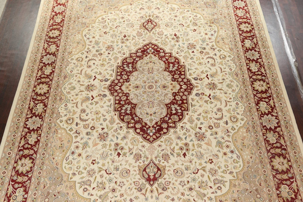 Vegetable Dye Tabriz Handmade Area Rug 10x14