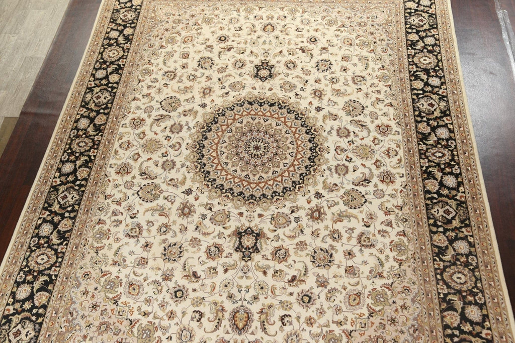 Vegetable Dye Tabriz Handmade Area Rug 10x14