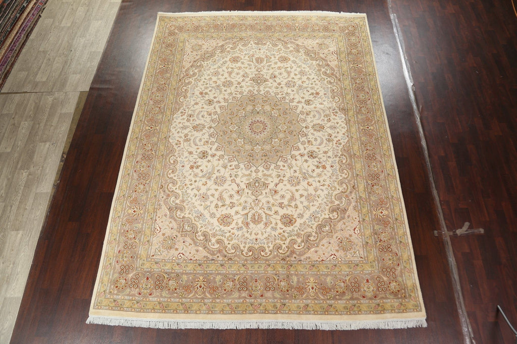 Vegetable Dye Tabriz Wool Area Rug 9x12