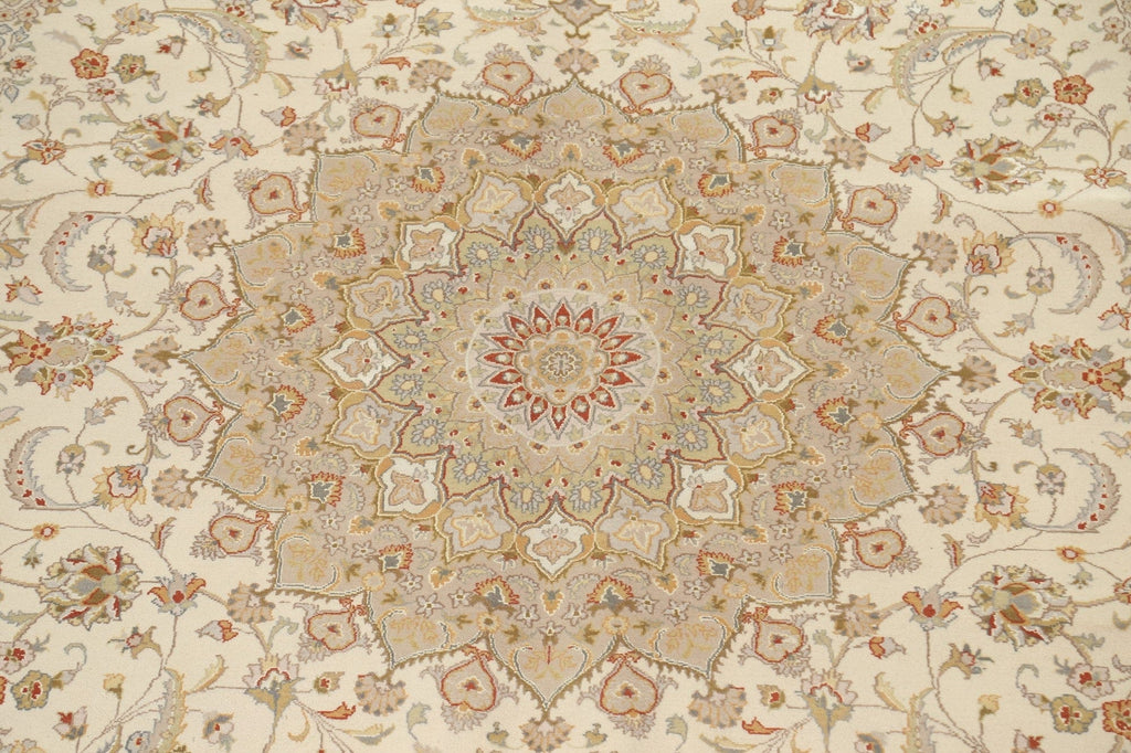 Vegetable Dye Tabriz Wool Area Rug 9x12