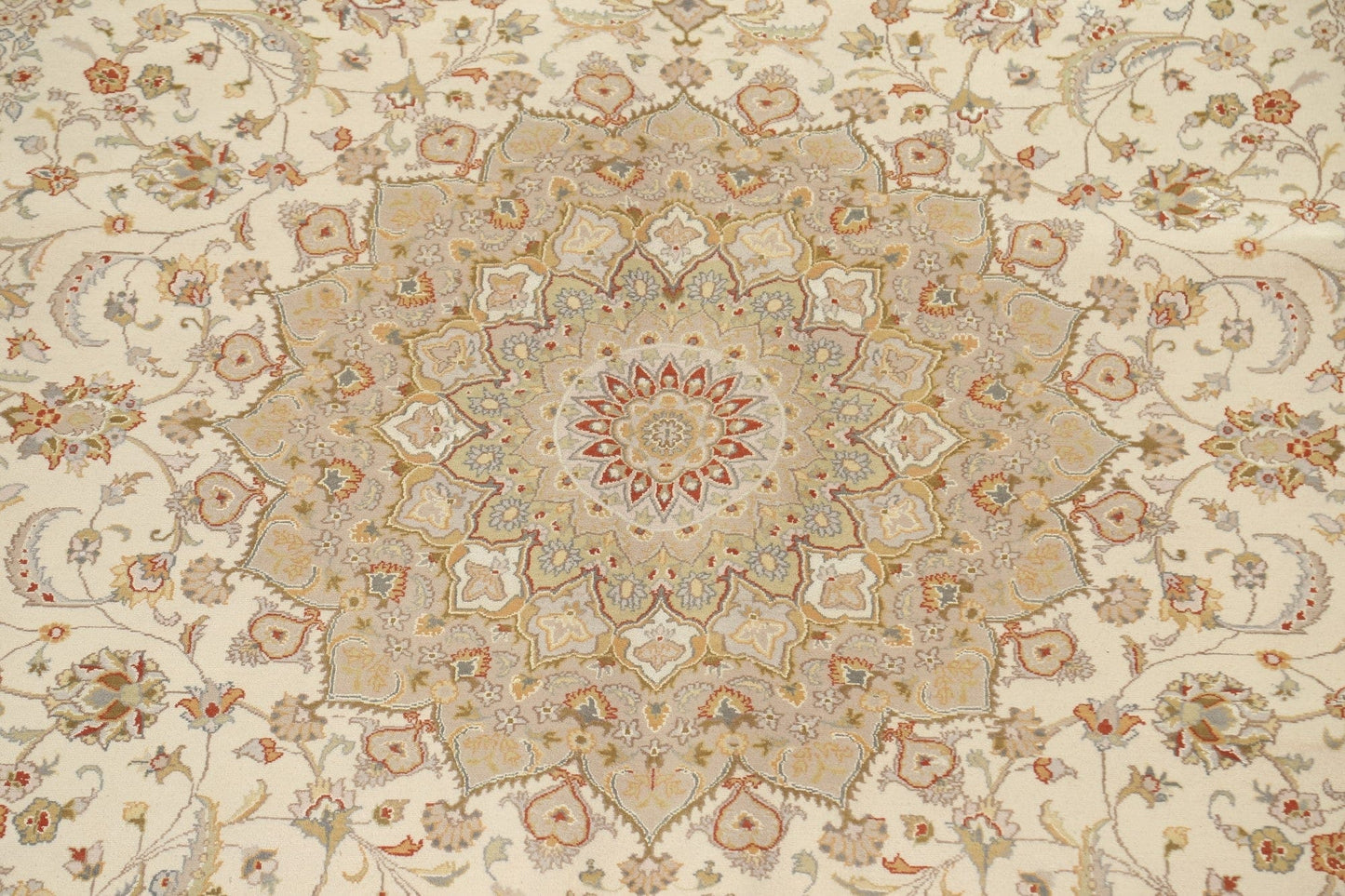 Vegetable Dye Tabriz Wool Area Rug 9x12