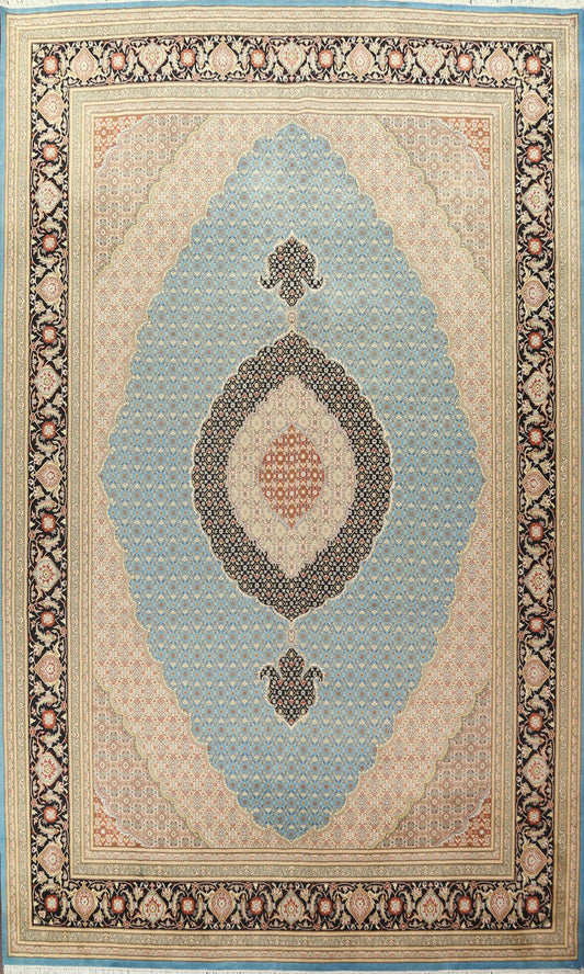 Vegetable Dye Tabriz Mahi Persian Rug 10x15 Large