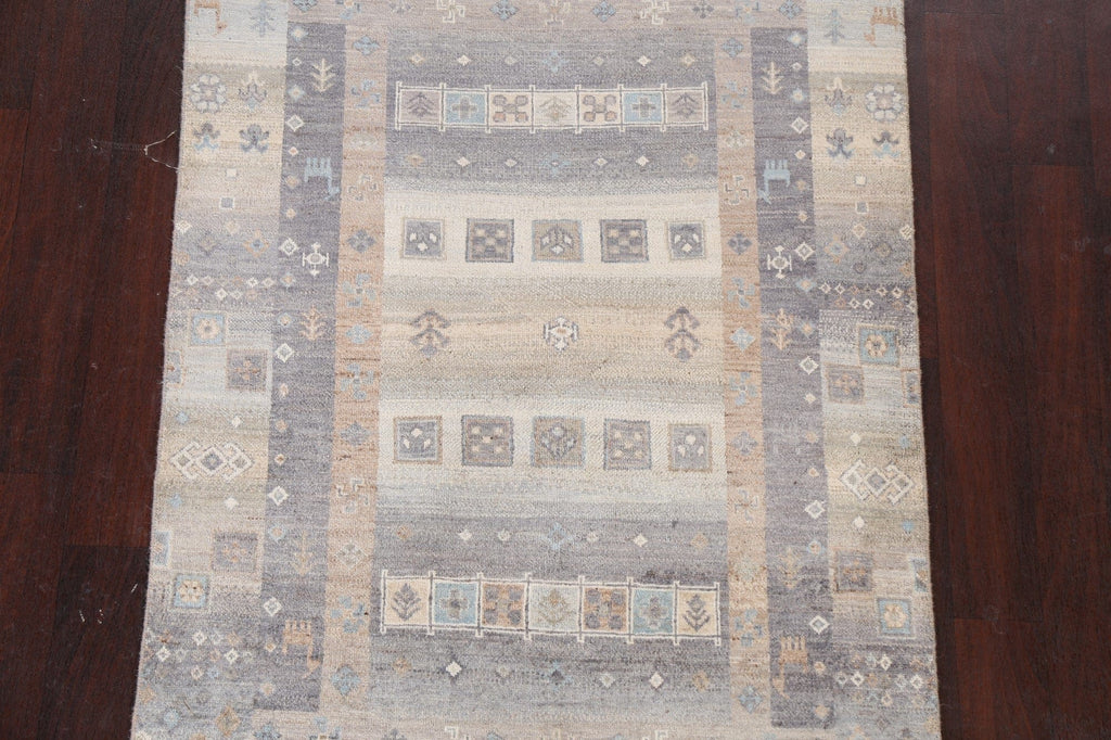 Vegetable Dye Gabbeh Kashkoli Area Rug 4x6