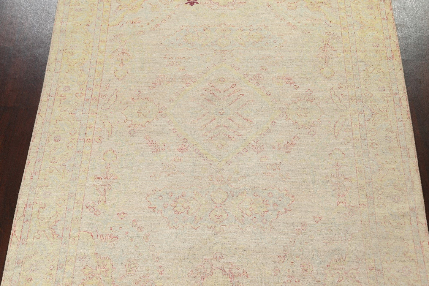 Vegetable Dye Oushak Wool Area Rug 8x10