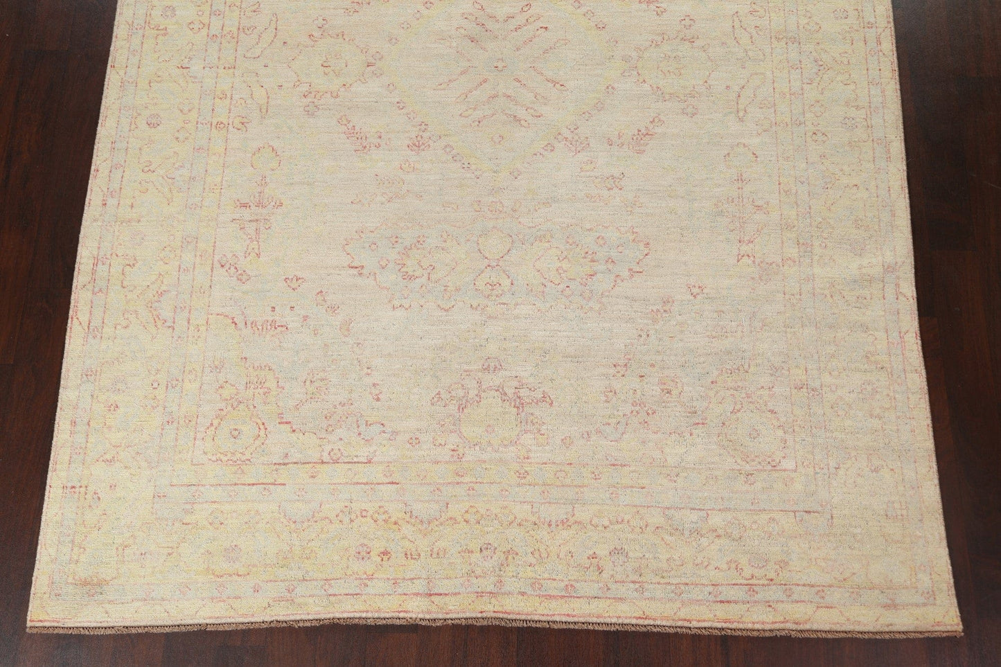 Vegetable Dye Oushak Wool Area Rug 8x10