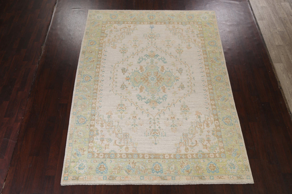 Vegetable Dye Turkish Oushak Area Rug 8x10