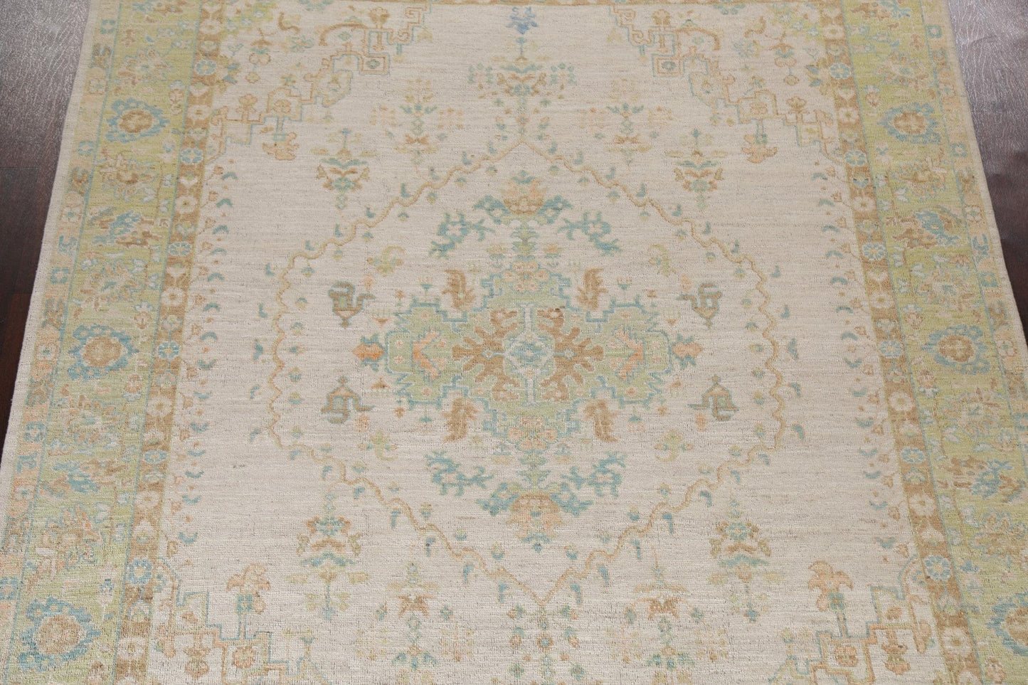 Vegetable Dye Turkish Oushak Area Rug 8x10