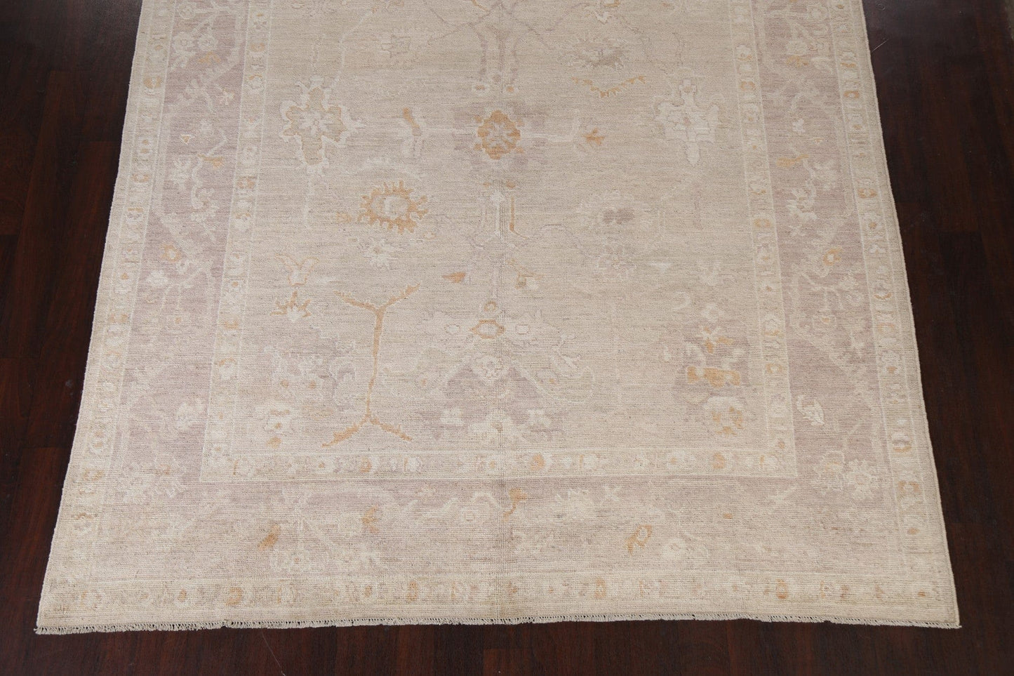 Muted Vegetable Dye Oushak Area Rug 8x10