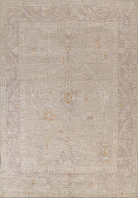 Muted Vegetable Dye Oushak Area Rug 8x10