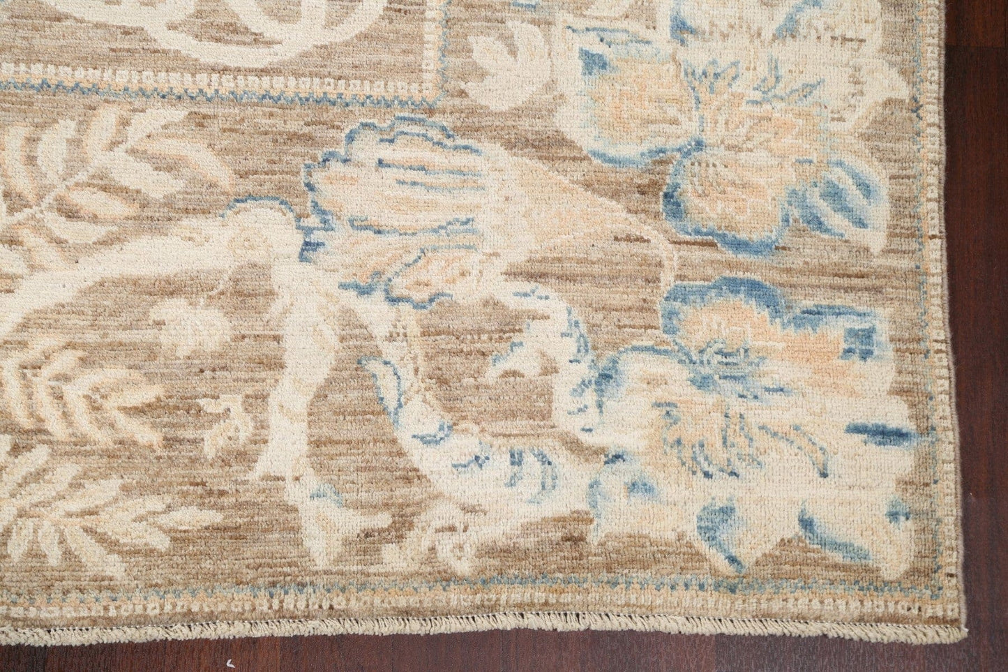 Vegetable Dye Turkish Oushak Wool Area Rug 9x12