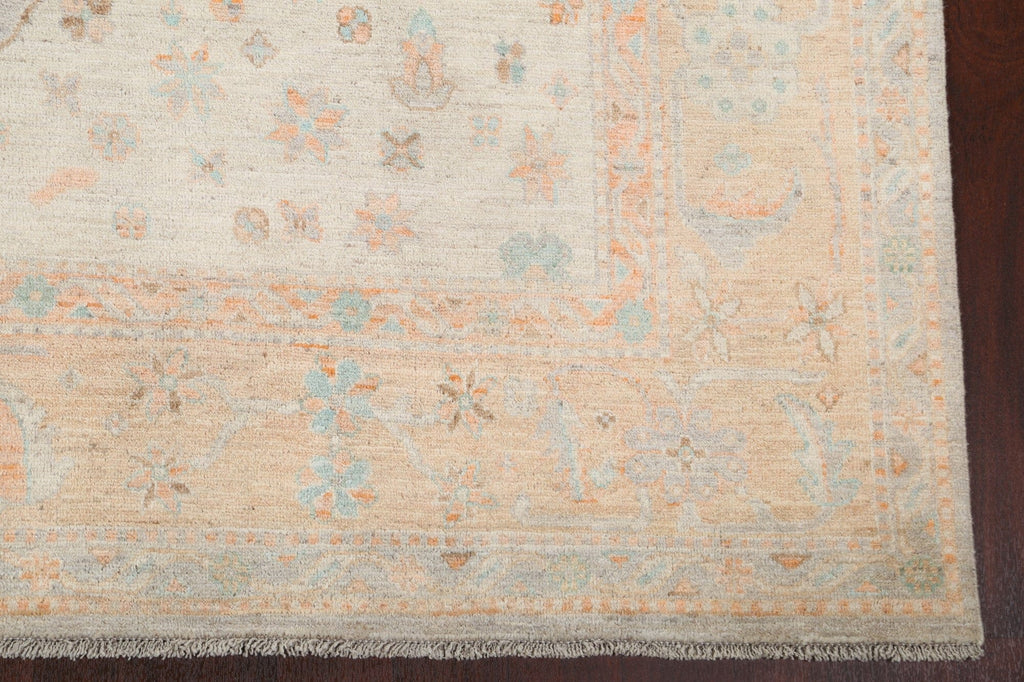 Vegetable Dye Muted Oushak Turkish Area Rug 8x10