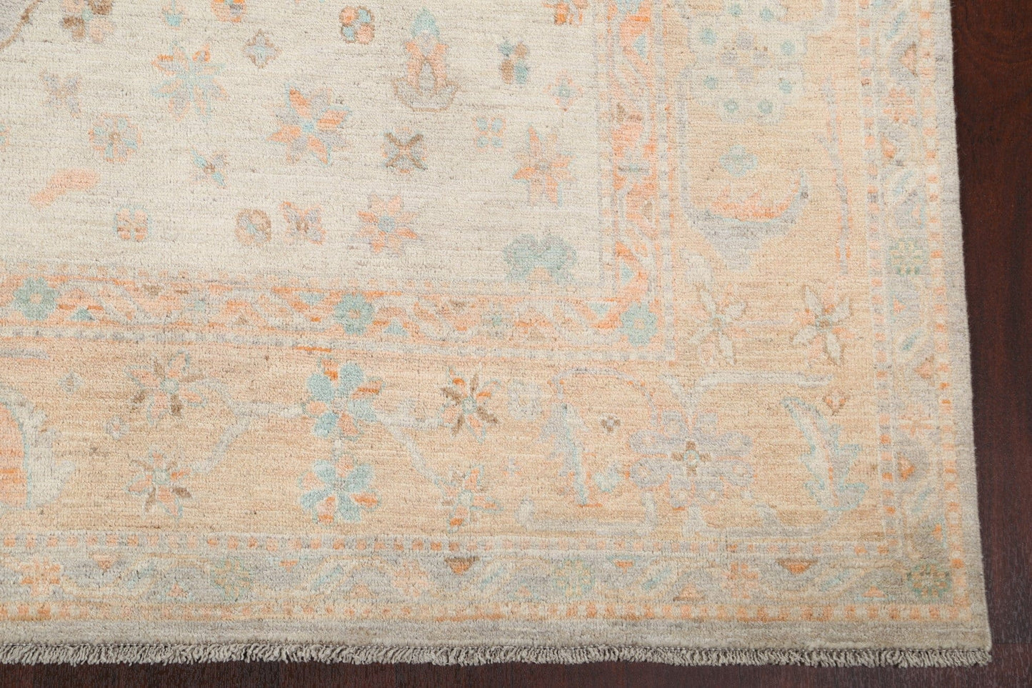 Vegetable Dye Muted Oushak Turkish Area Rug 8x10