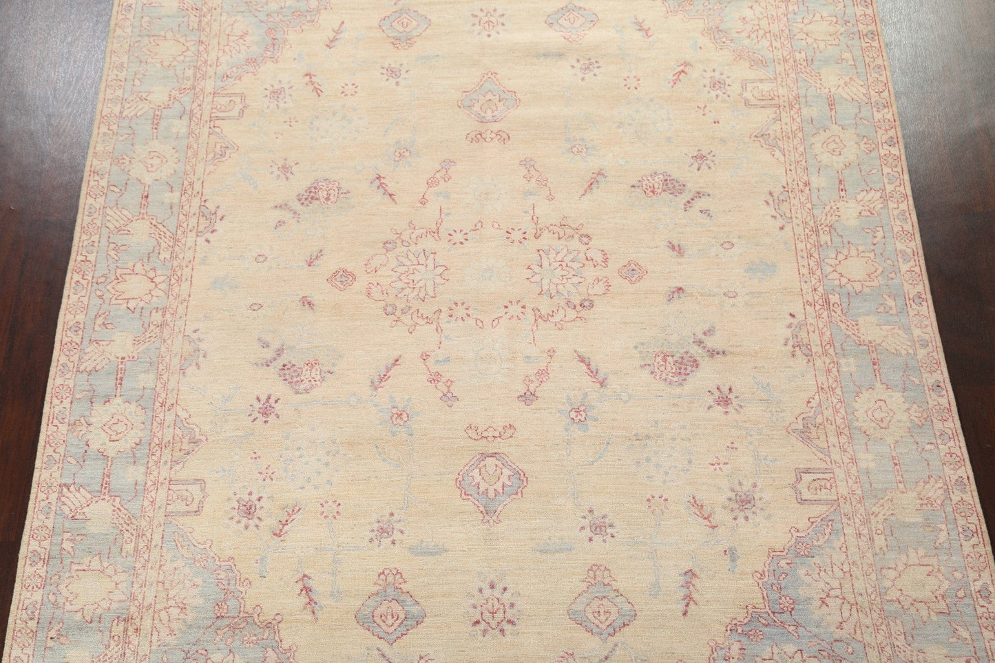 Vegetable Dye Muted Oushak Turkish Area Rug 8x10