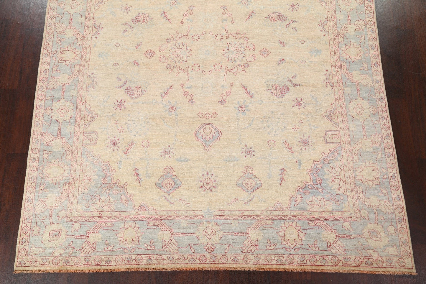 Vegetable Dye Muted Oushak Turkish Area Rug 8x10